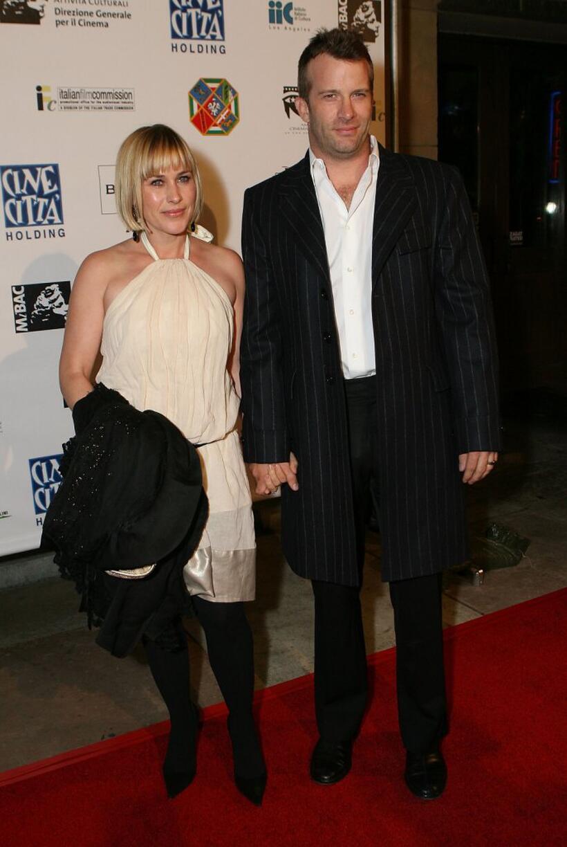 Patricia Arquette and Thomas Jane at the Cinema Italian Style Opening Night Celebration.