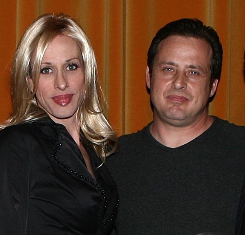 Alexis Arquette and Richmond Arquette at the AFI Associates luncheon.