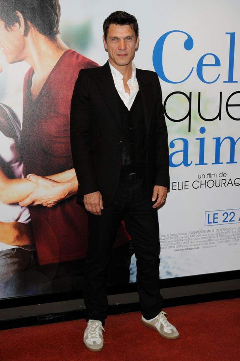 Marc Lavoine at the premiere of "Celle que j'aime."