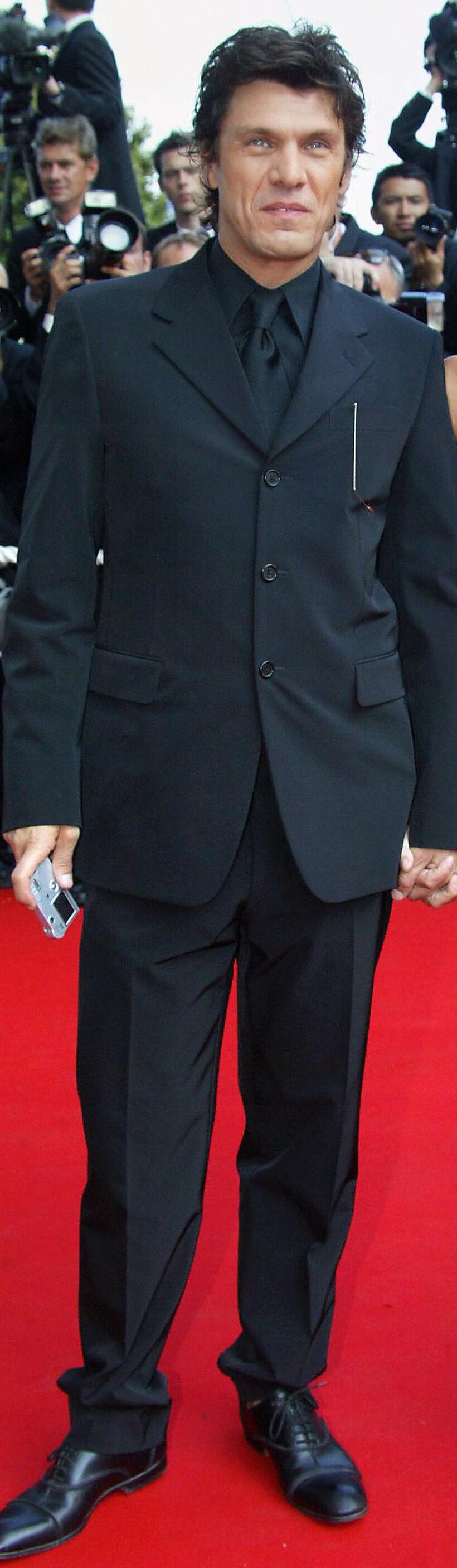 Marc Lavoine at the screening of "Dogville" during the 56th Cannes Film Festival 2003.