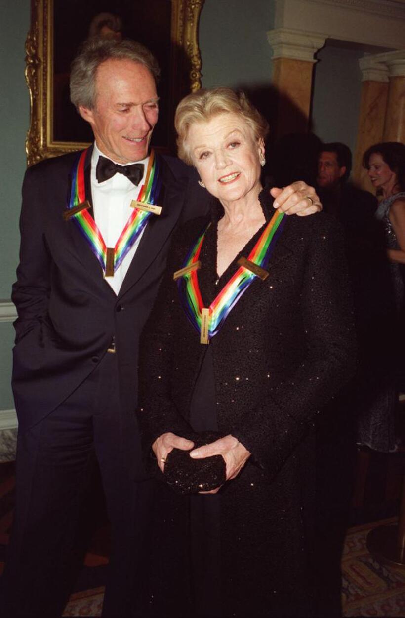 Angela Lansbury and Clint Eastwood at the Kennedy Center Honors Gala.