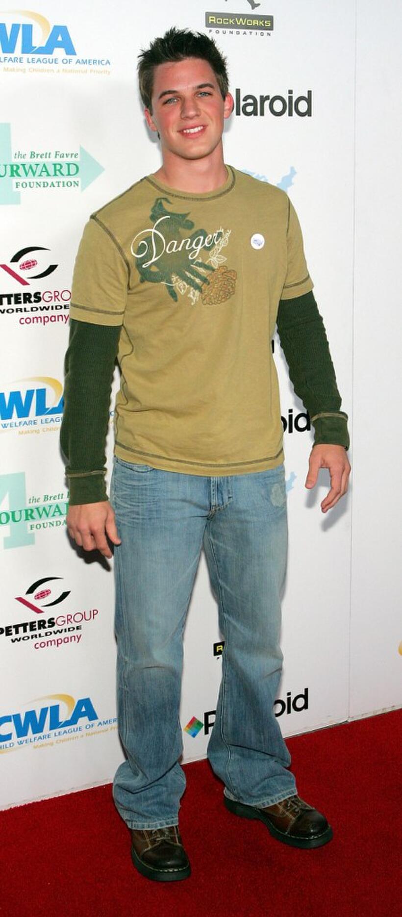 Matt Lanter at the launch of "uBid for Hurricane Relief" charity auction and benefit.