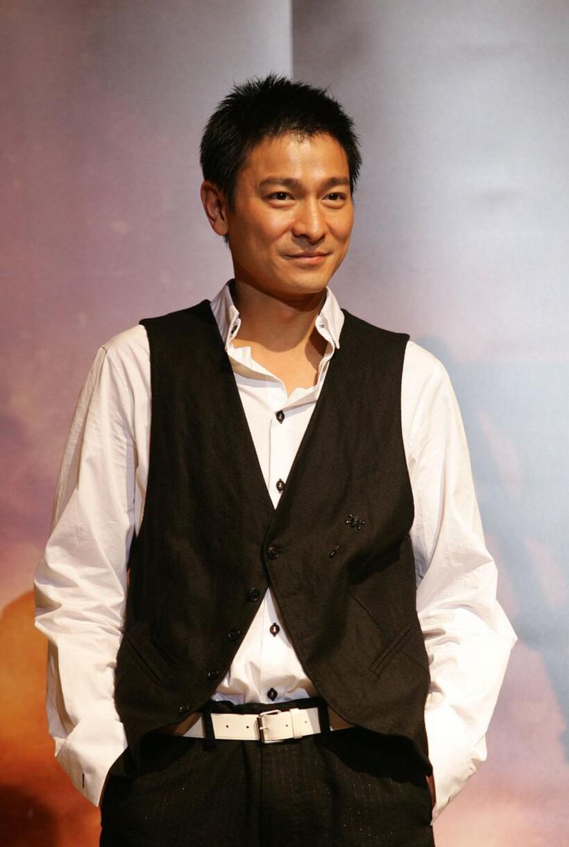 Andy Lau at the news conference to promote "Three Kingdoms: Resurrection of the Dragon" at the Pusan International Film Festival.