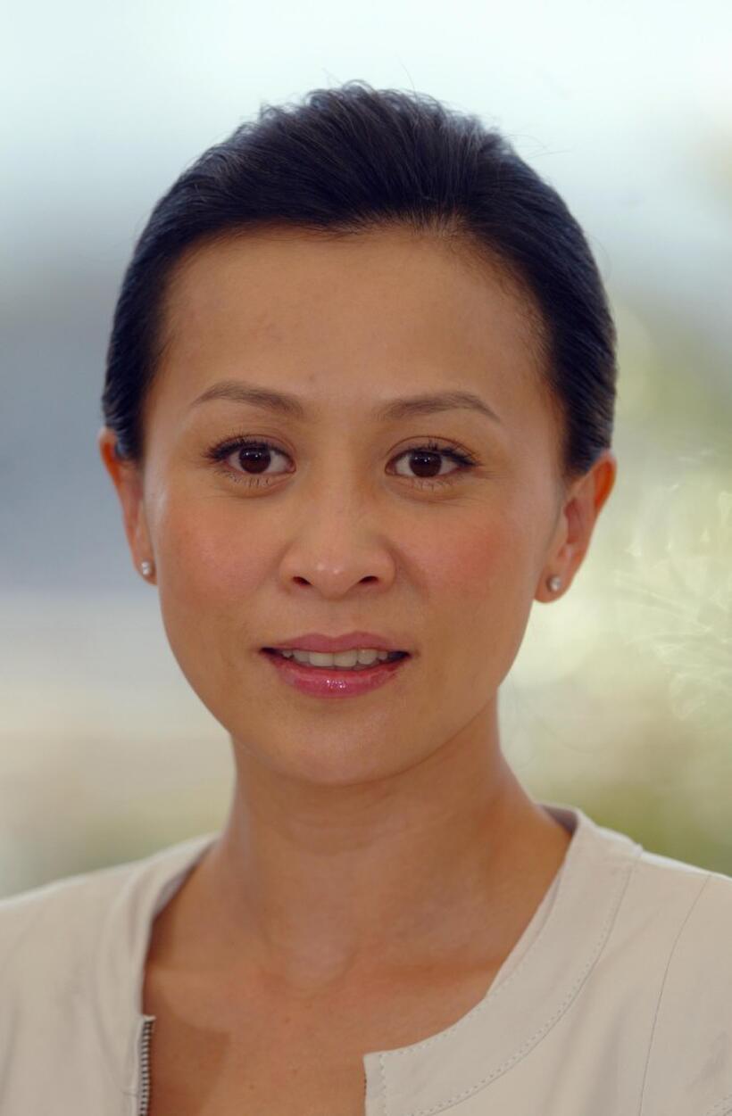 Carina Lau at the photocall of "2046" during the 57th Cannes Film Festival.