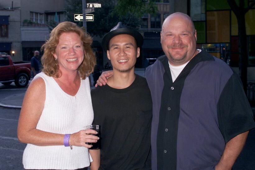 Becky Ann Baker, B.D. Wong and Kevin Chamberlin at the Drama Department 2nd Annual Company Picnic.