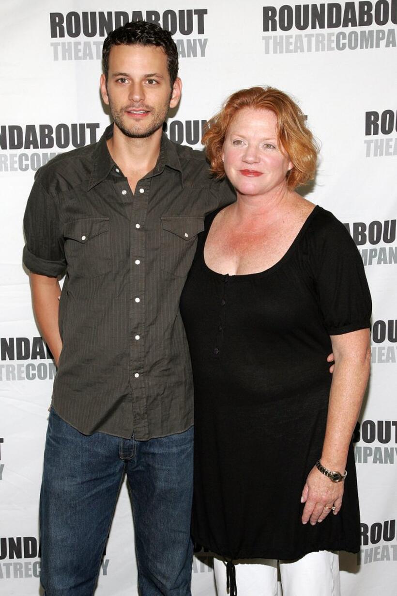 Wayne Wilcox and Becky Ann Baker at the rehearsal of "Suddenly Last Summer."