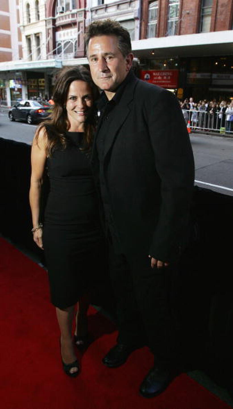 Anthony LaPaglia and his wife Gia Carides at the Sydney premiere of "Billy Elliot The Musical".