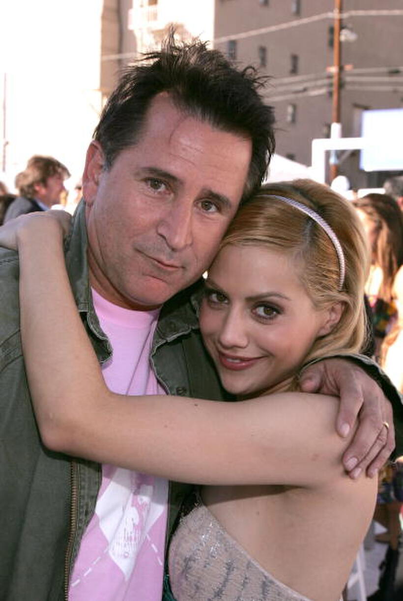 Anthony LaPaglia and Brittany Murphy at the after party for the premiere of "Happy Feet".