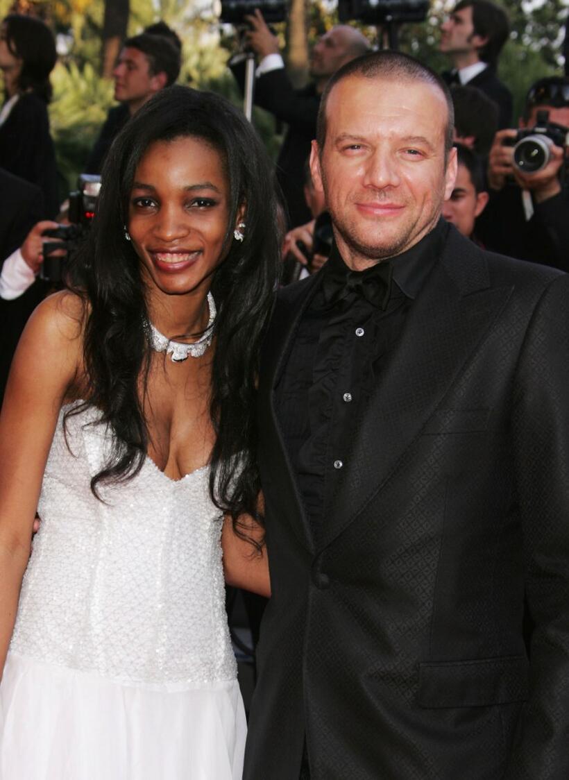 Daniela Beye and Samuel Le Bihan at the premiere of "Chacun Son Cinema" during the 60th International Cannes Film Festival.