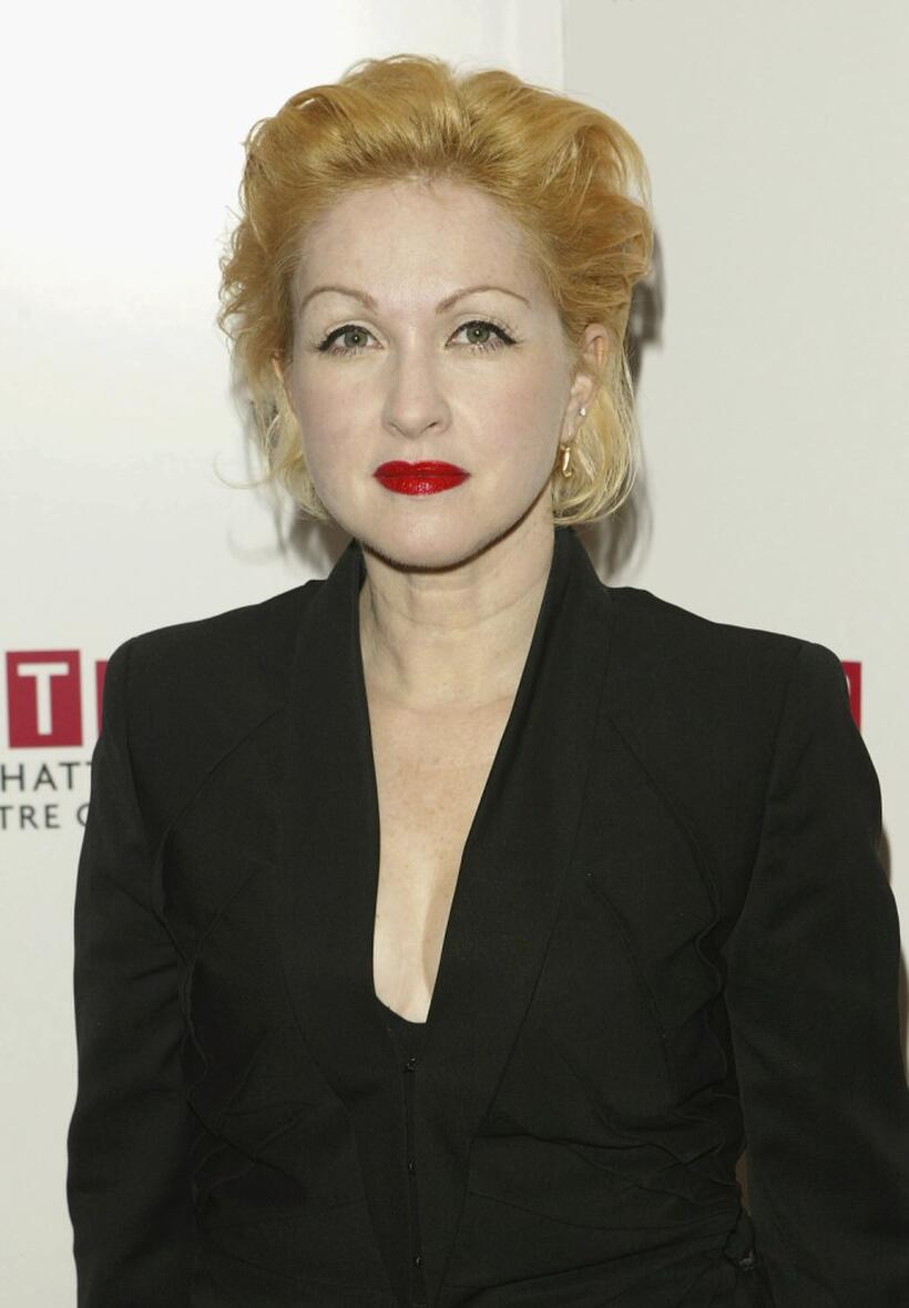 Cyndi Lauper at the Manhattan Theatre Clubs Spring Gala.