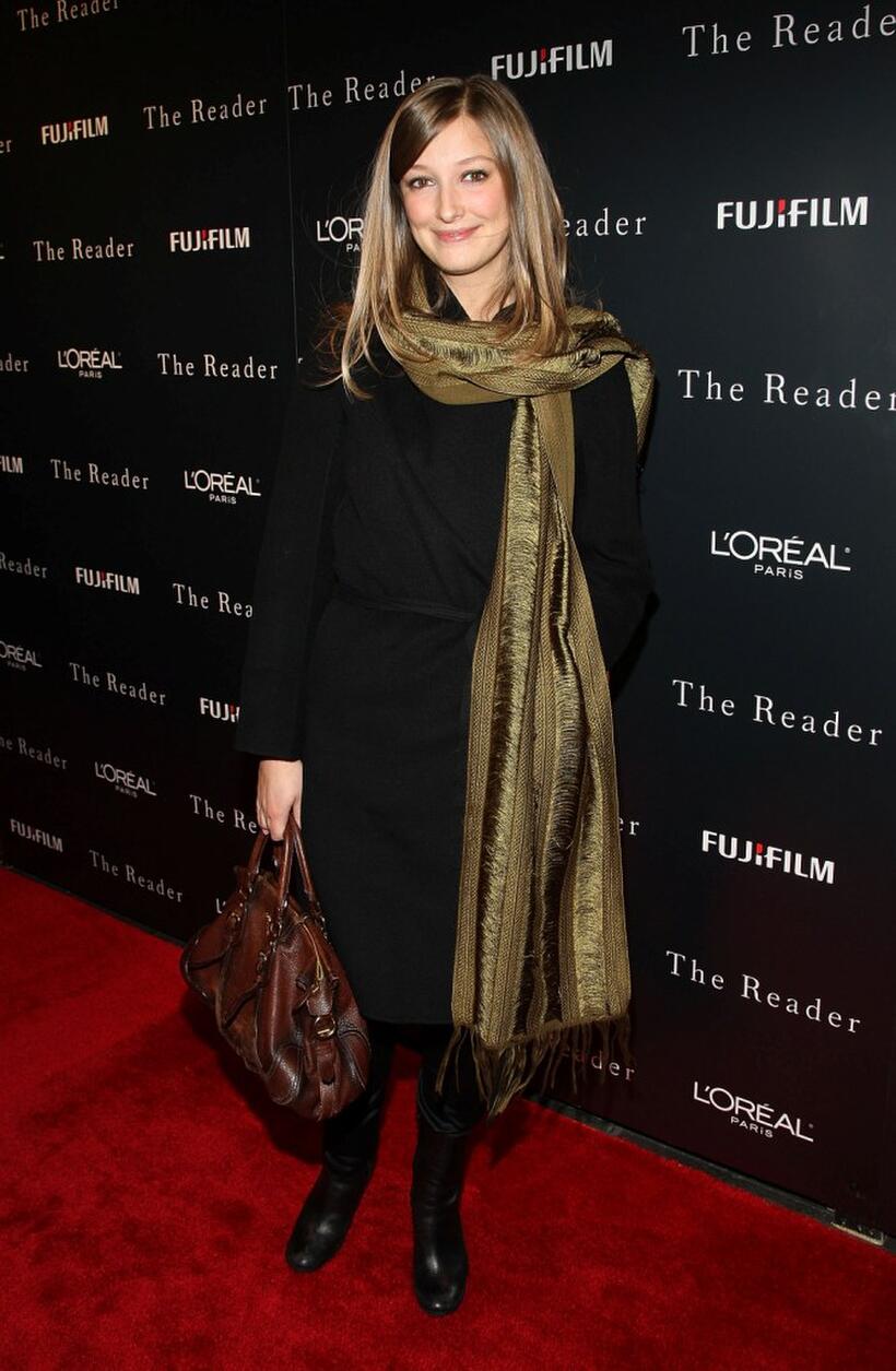 Alexandra Maria Lara at the premiere of "The Reader."