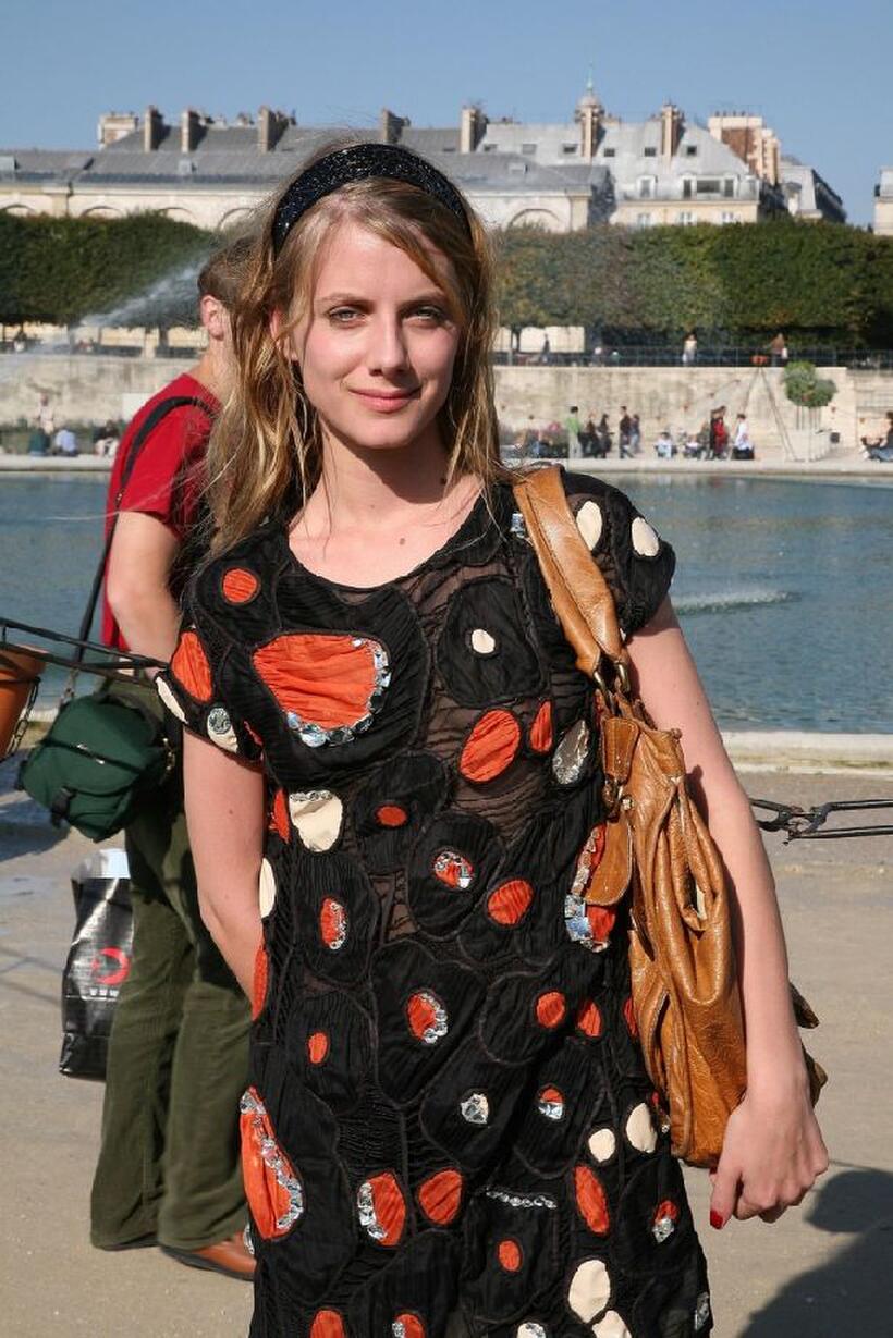 Melanie Laurent at the Chloe fashion show during the Spring / Summer 08 fashion week.