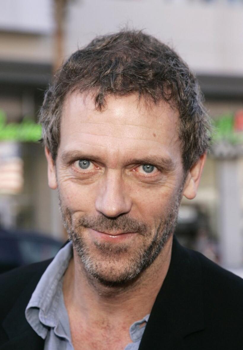 Hugh Laurie at the premiere of "Unaccompanied Minors."