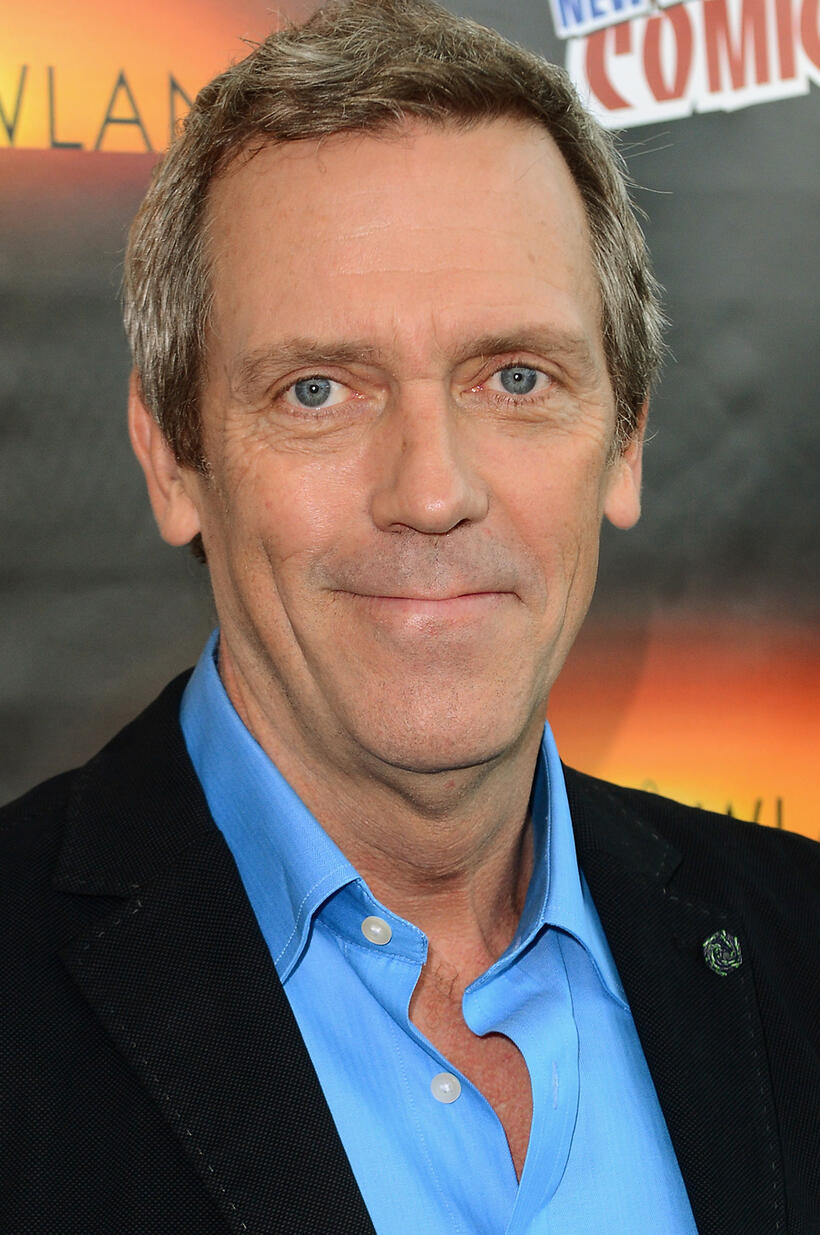 Hugh Laurie at New York Comic-Con for "Tomorrowland."
