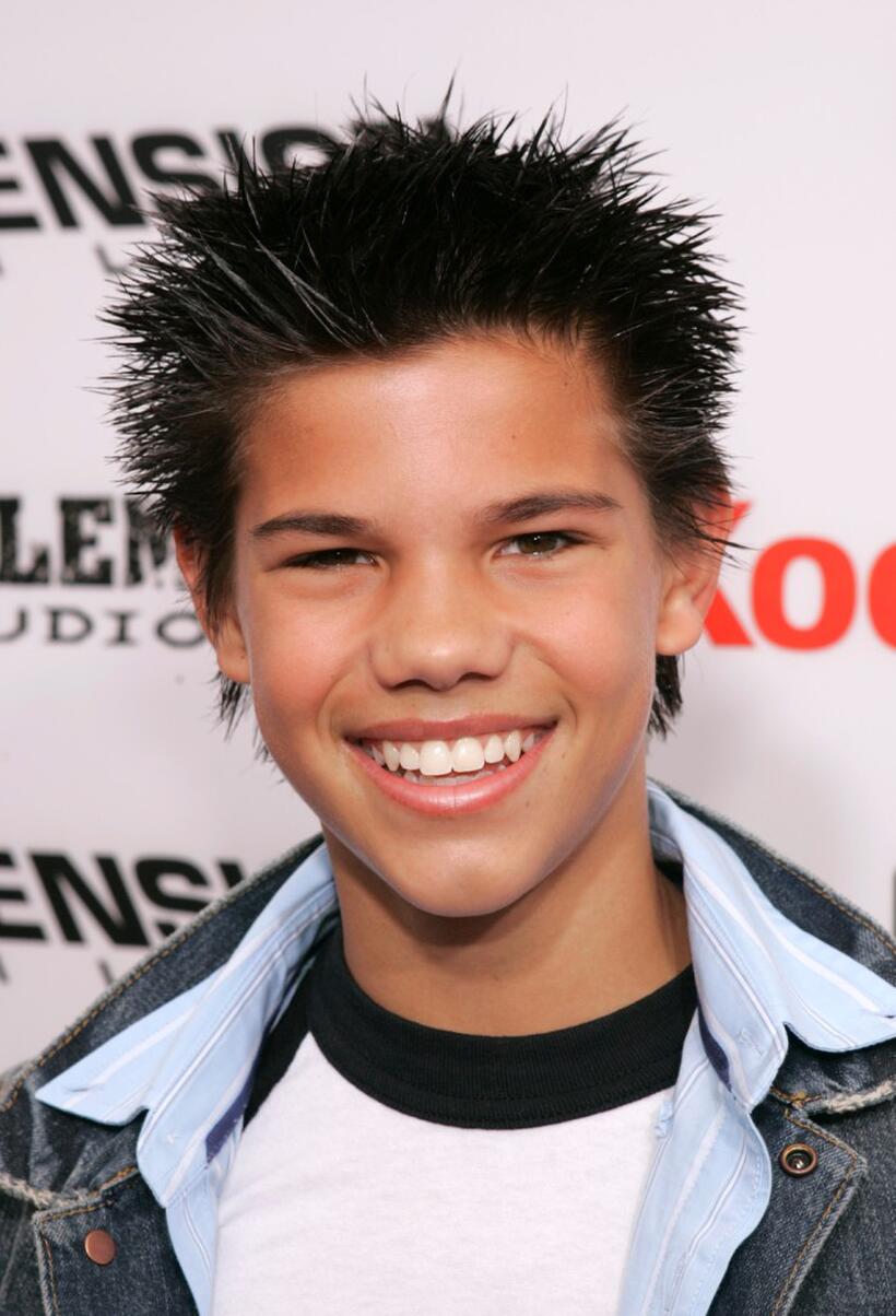 Taylor Lautner at the premiere of "The Adventures of Shark Boy and Lava Girl in 3D."