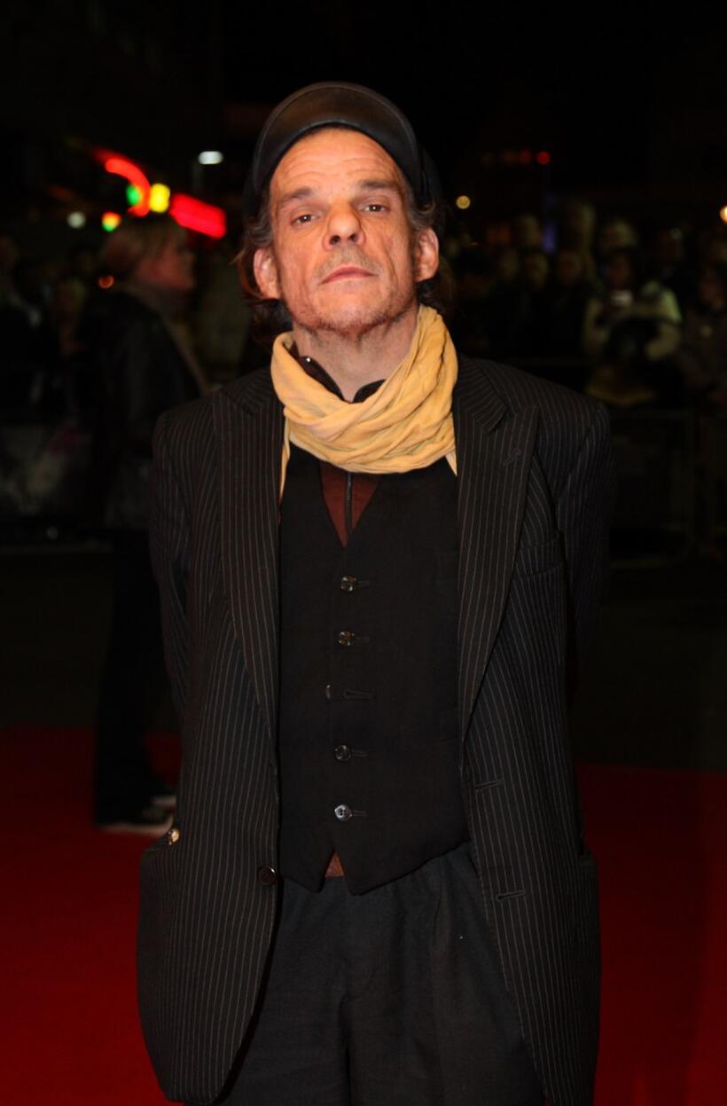 Denis Lavant at the BFI 51st London Film Festival premiere of "Mister Lonely."