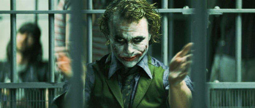Heath Ledger in "The Dark Knight."