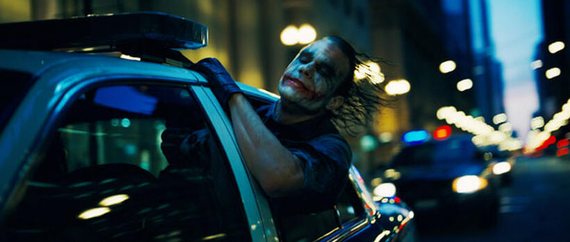 Heath Ledger in "The Dark Knight."