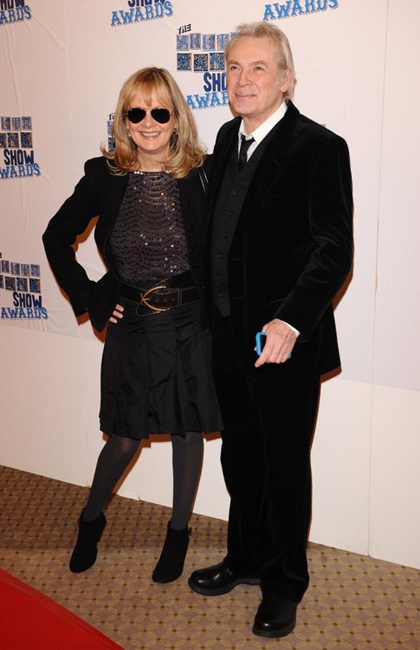 Twiggy and Leigh Lawson at the South Bank Show Awards.