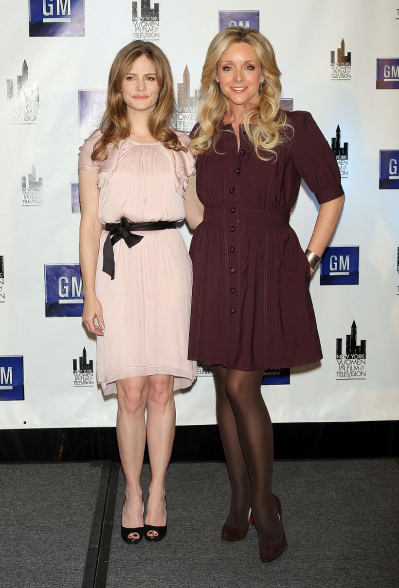 Jennifer Jason Leigh and Jane Krakowski at the 27th Annual New York Women In Film & Television's Muse Awards.