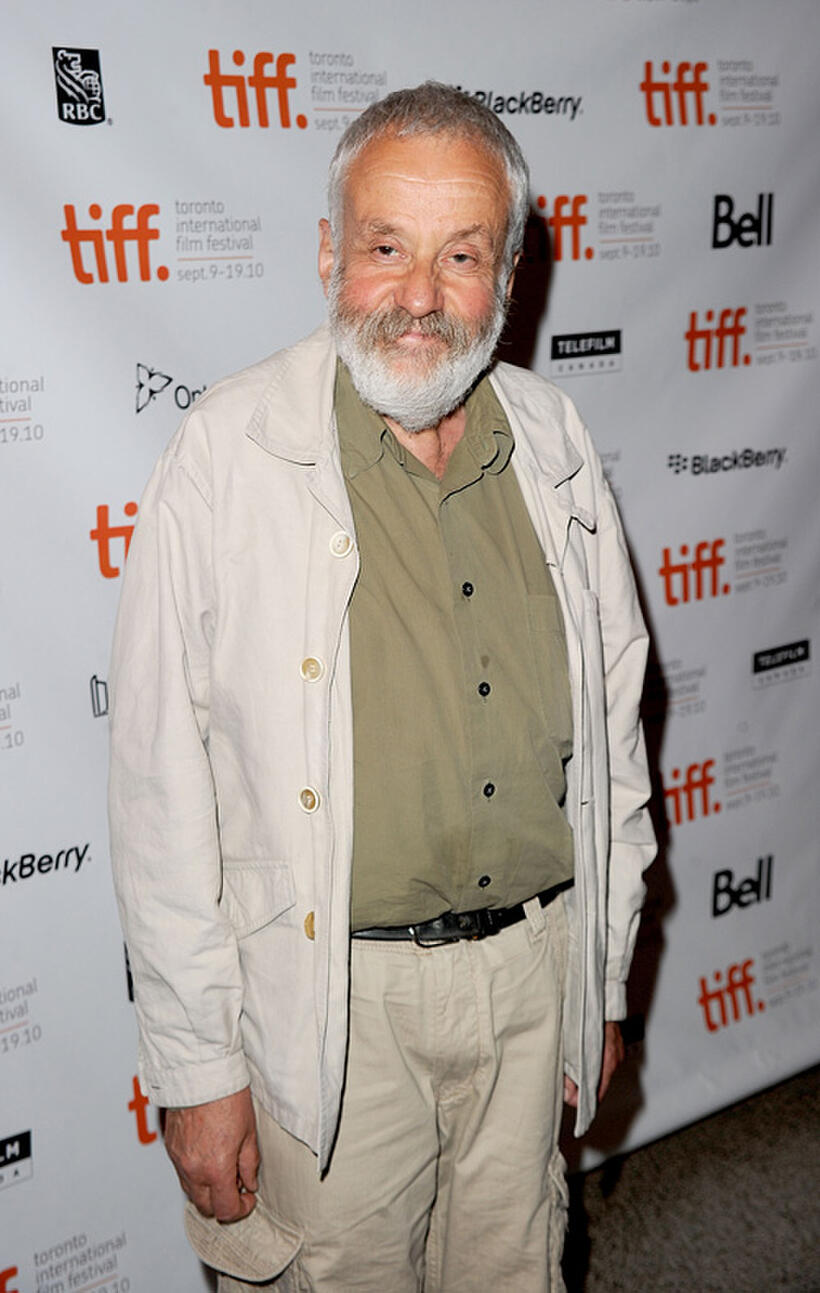 Mike Leigh at the premiere of "Another Year" during the 35th Toronto International Film Festival.