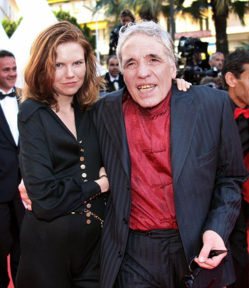 Shanyn Leigh and Abel Ferrara at the special screening of "Chelsea on the rocks" during the 61st Cannes International Film Festival.