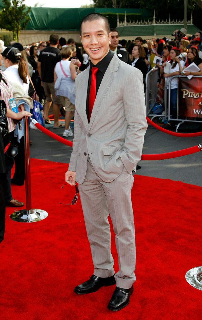 Reggie Lee at the premiere of "Pirates Of The Caribbean: At World's End."