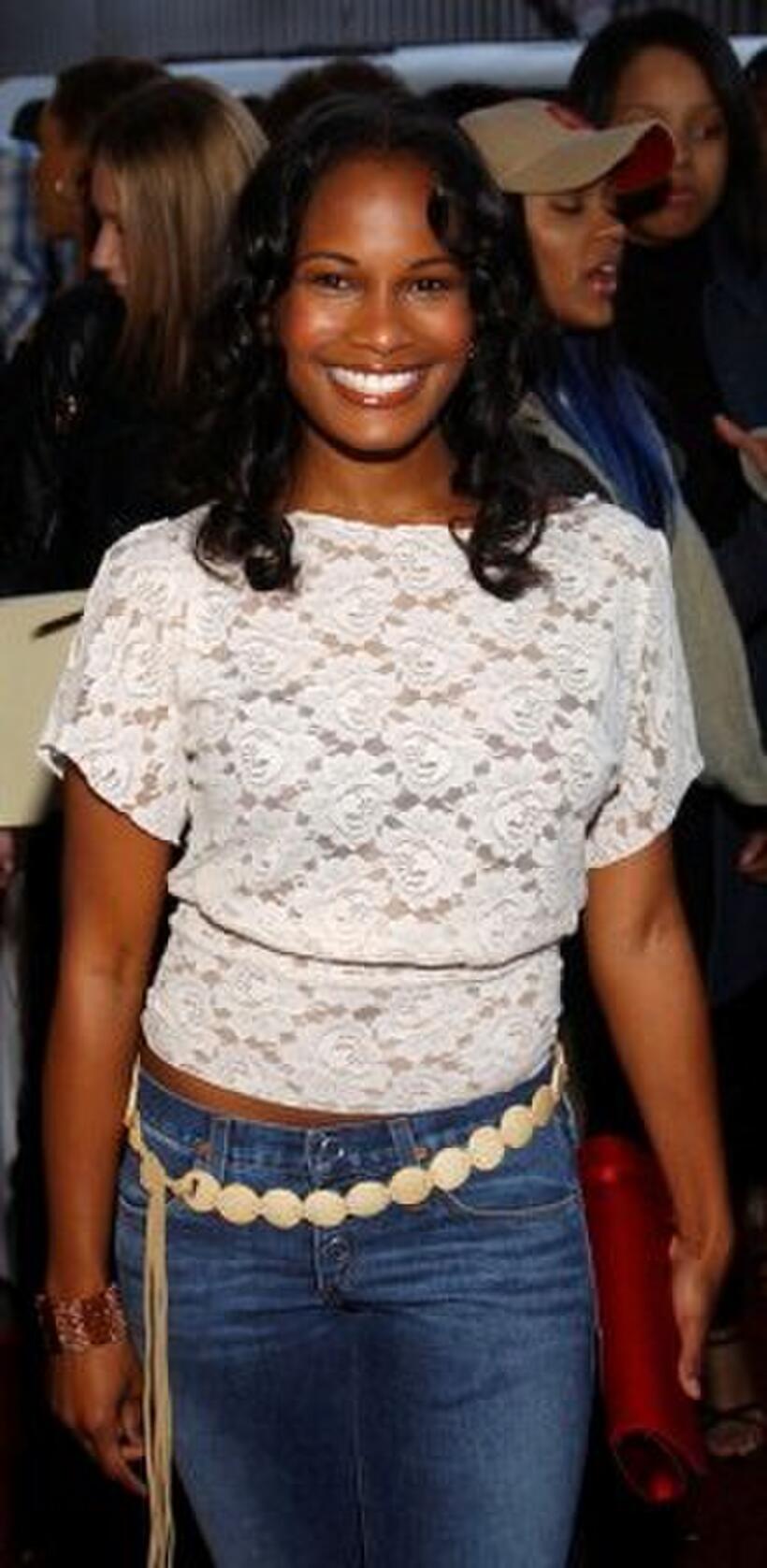 Robinne Lee at the California premiere of "Jim Brown, All American."