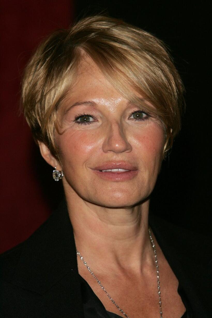 Ellen Barkin at the premiere of "No Direction Home: Bob Dylan."