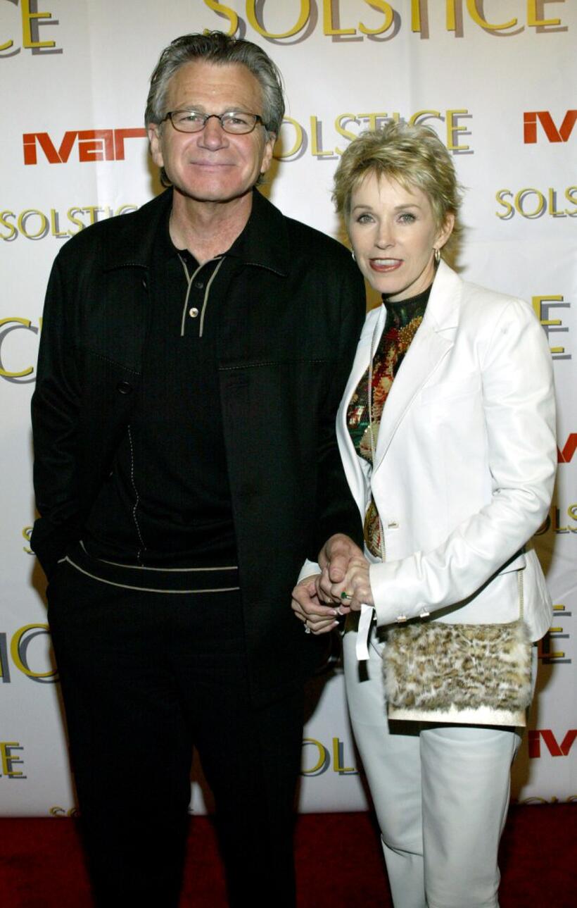 David Leisure and his wife at the Solstice Spring 2003 Fashion party.