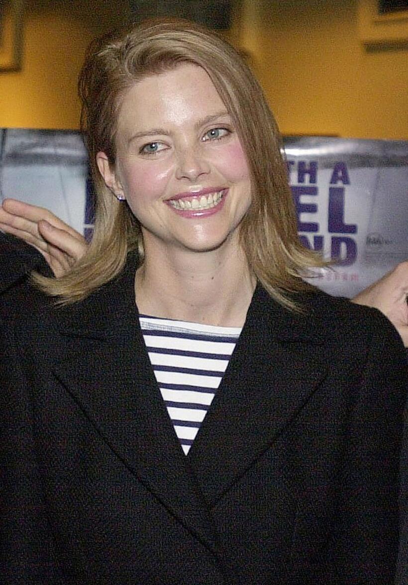 Sophie Lee at the premiere of "He Died With a Felafel in his Hand."