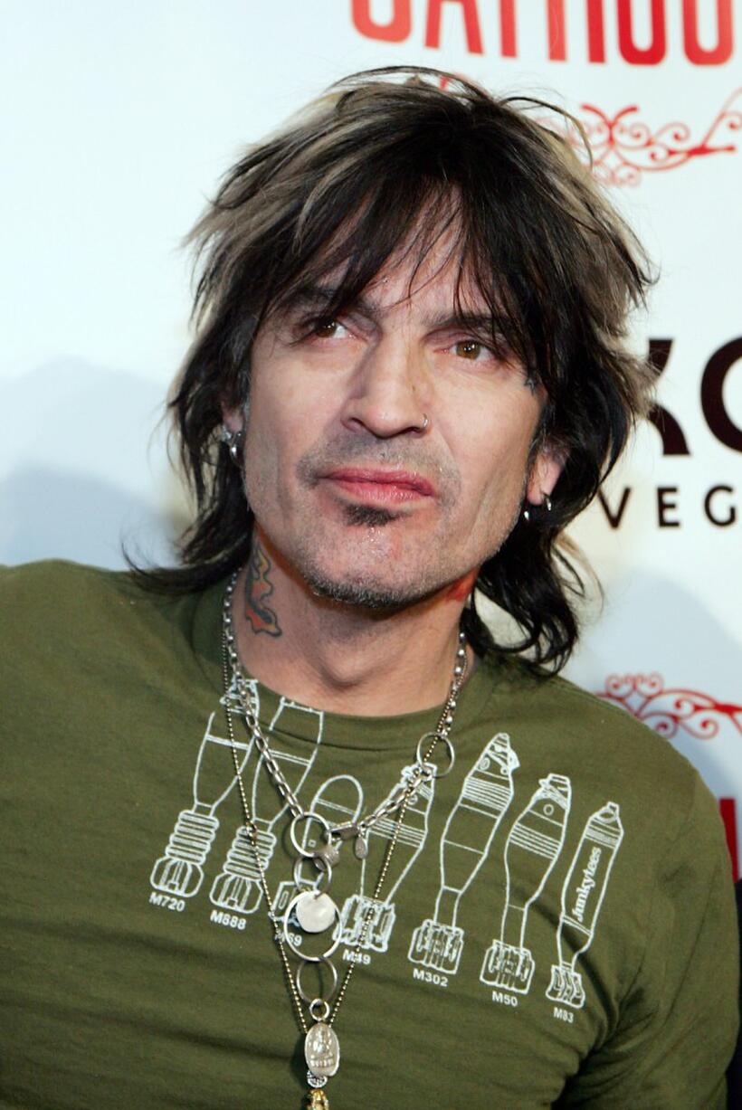Tommy Lee at the grand opening of "CatHouse."
