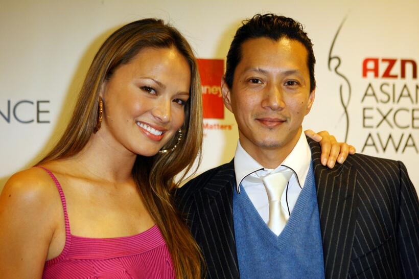 Moon Bloodgood and Will Yun Lee at the 2007 AZN Asian Excellence Awards.