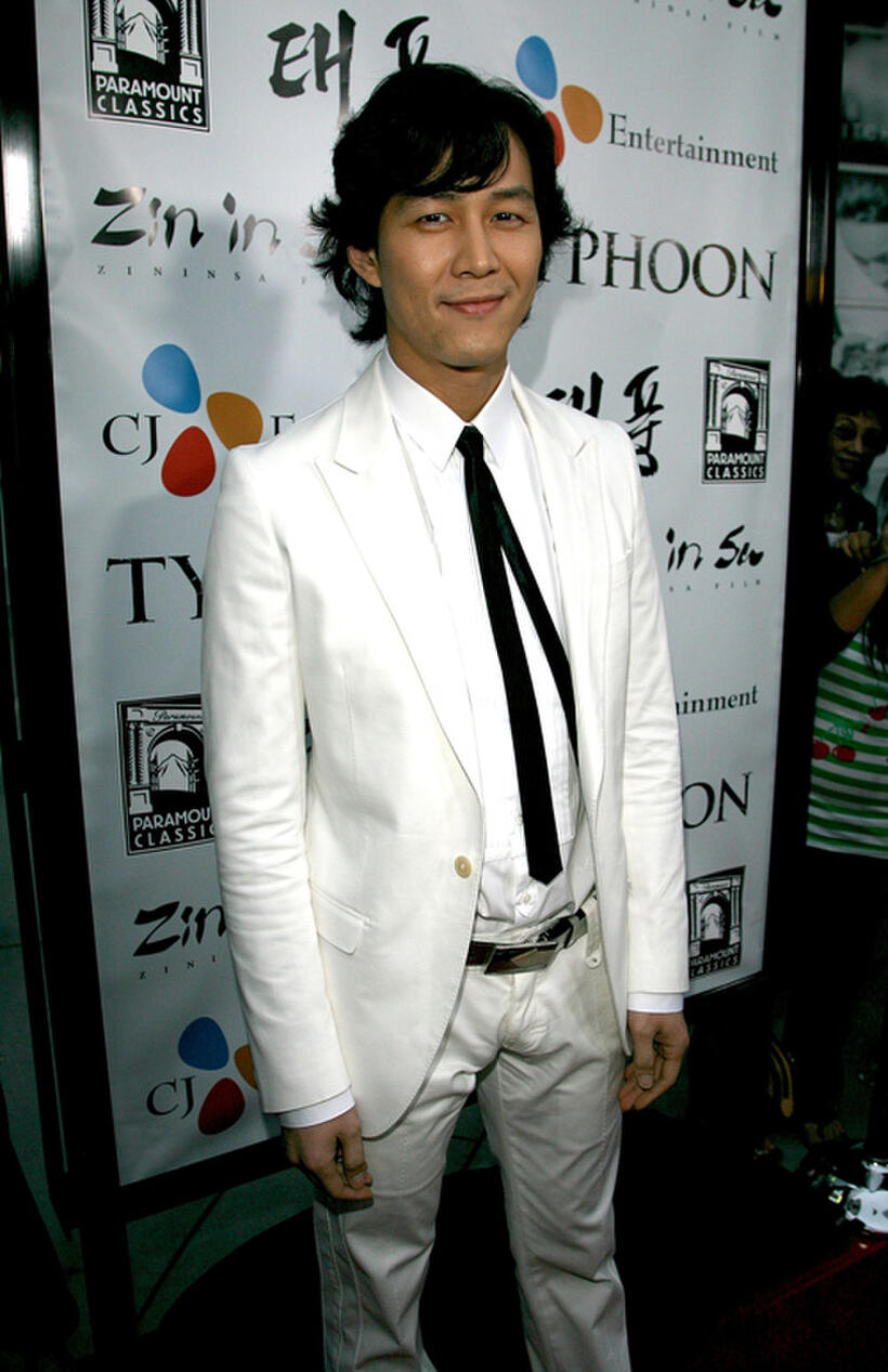 Lee Jung-Jae at the California premiere of "Typhoon."