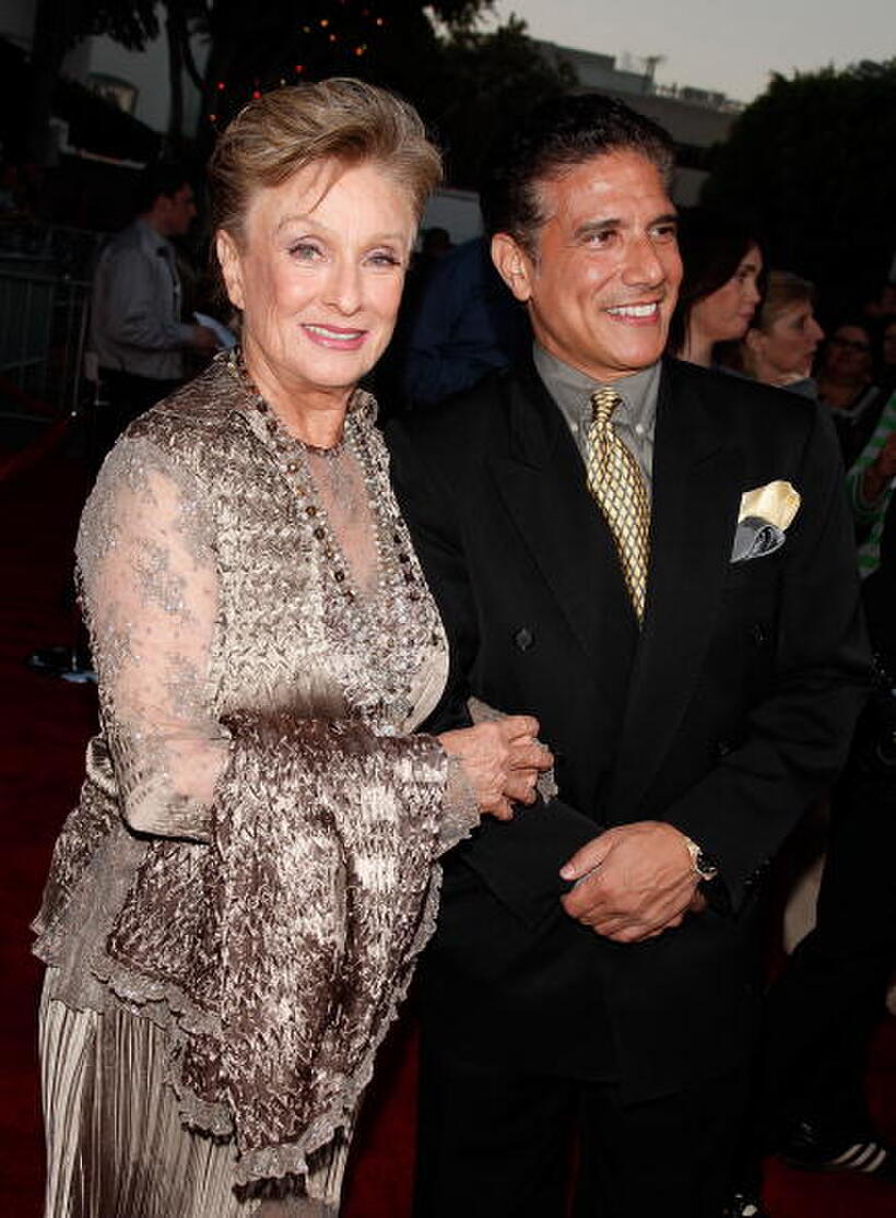 Cloris Leachman and Guest at the premiere of "The Women."