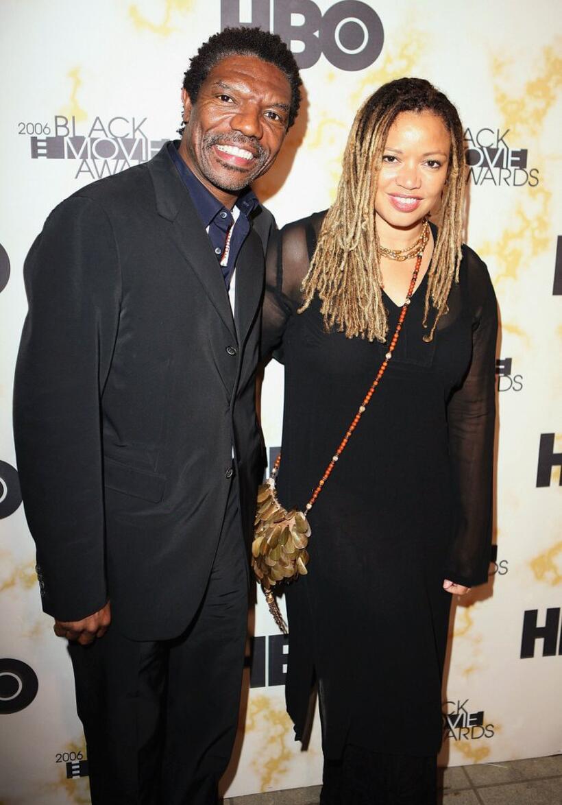 Vonde Curtis Hall and Kasi Lemmons at the Black Movie Awards HBO after party.