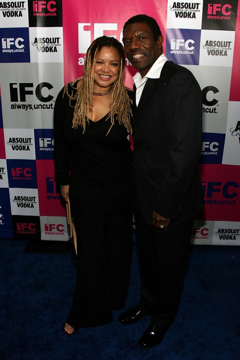 Kasi Lemmons and Vondie Curtis-Hall at the IFC party.