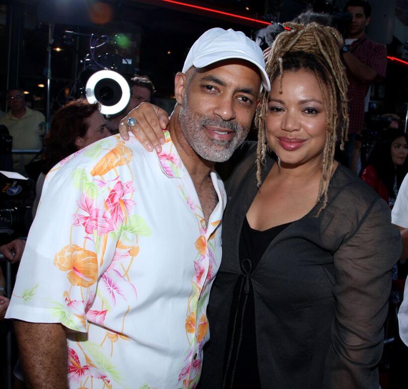 Michael Ganet and Kasi Lemmons at the screening of "Talk to Me."