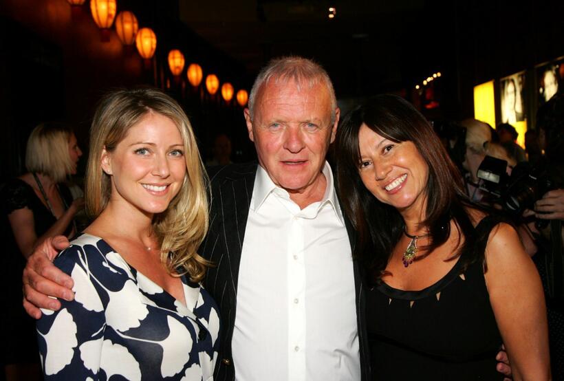 Lisa Pepper, Anthony Hopkins and Stella Arroyave at the 2007 CineVegas Film Festival Awards Reception.