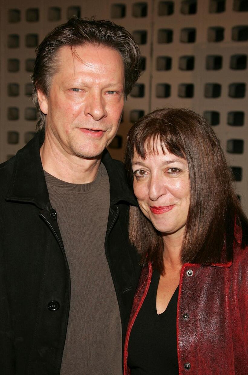 Chris Cooper and his wife Marianne Leone at the premiere of "Jarhead."