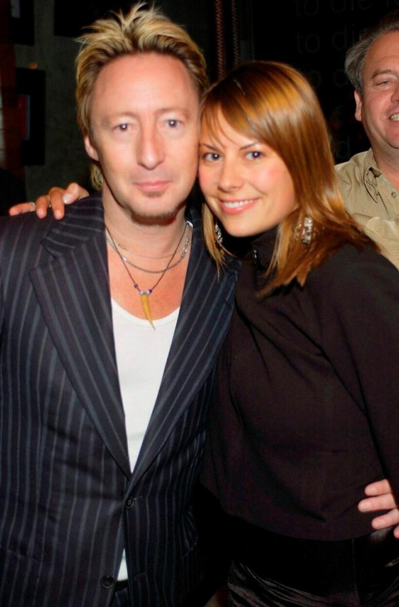 Julian Lennon and Juliet Rogulewski at his birthday party.