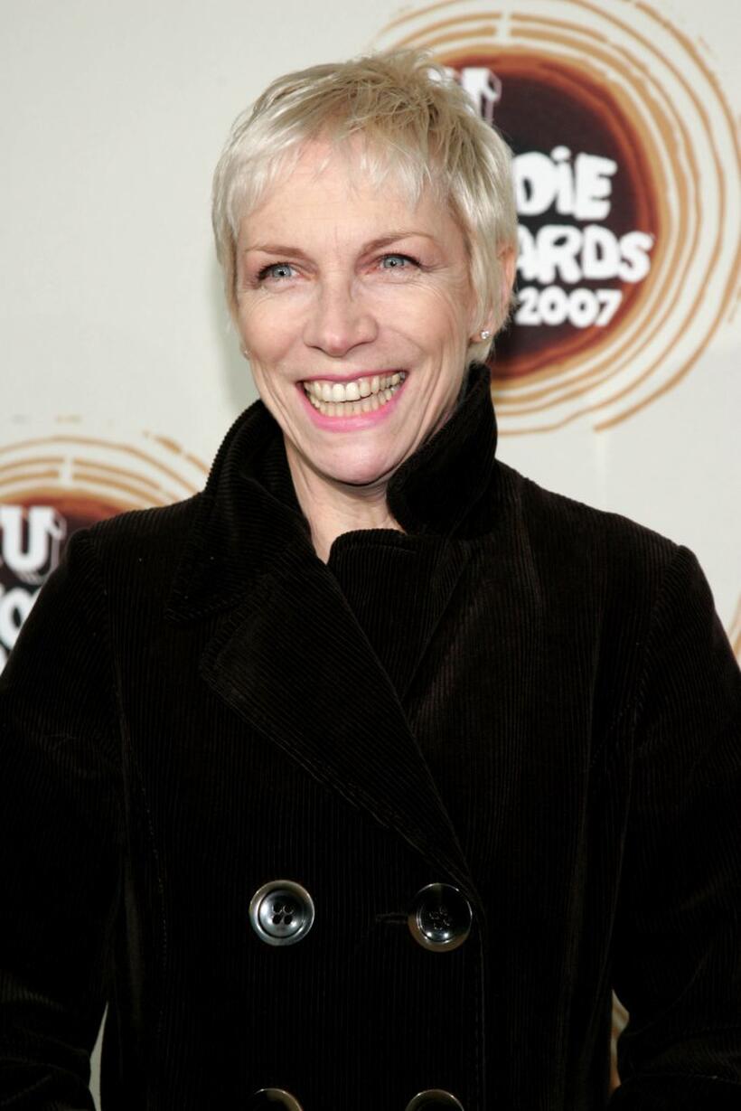 Annie Lennox at the 2007 MTV U Woodie Awards.