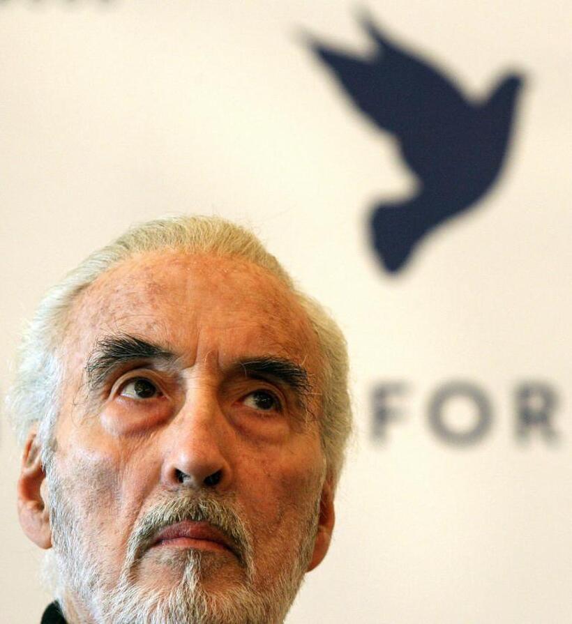 Christopher Lee at the 56th International Berlin Film Festival.