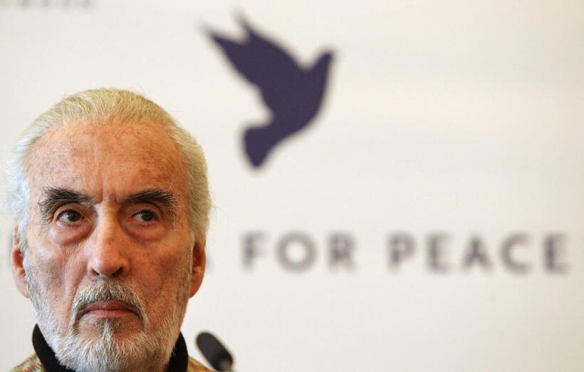 Christopher Lee at the 56th International Berlin Film Festival.