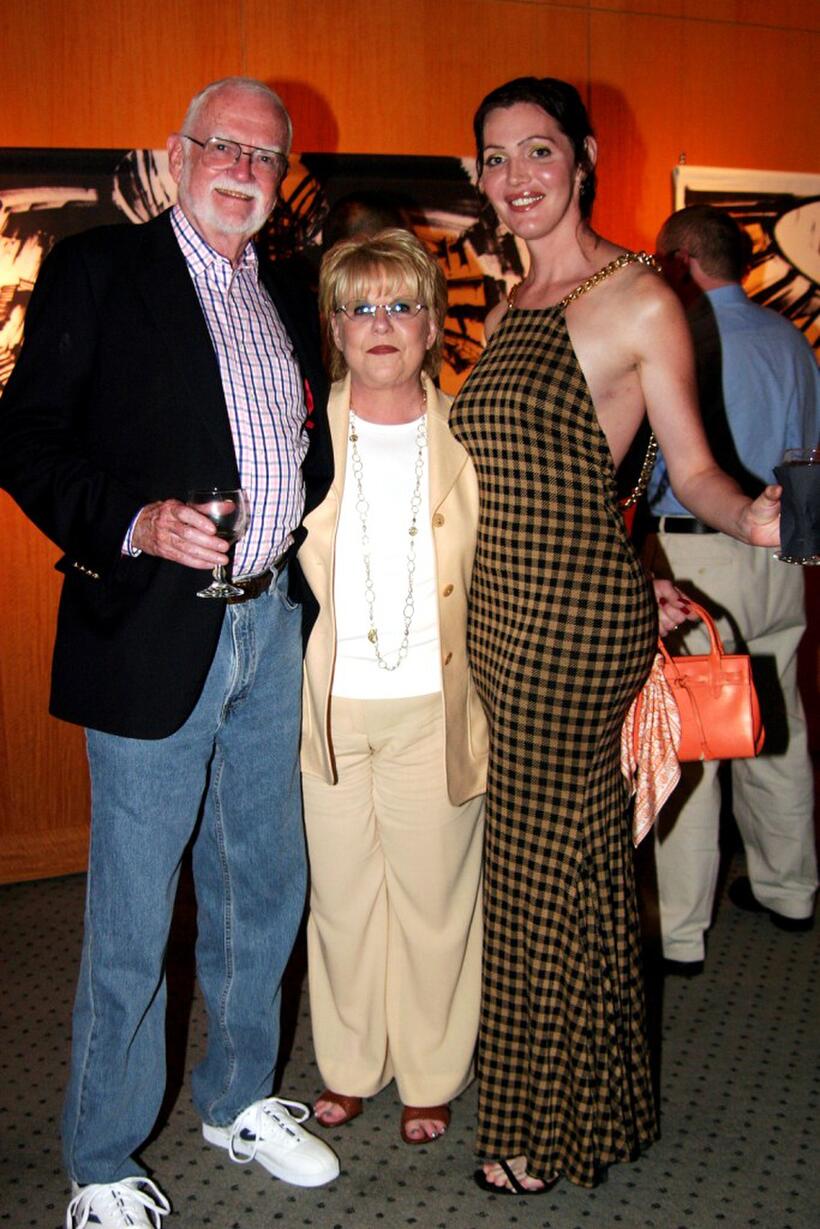 Director Frank Pierson, Helene Pierson and Calpernia Addams at the after party of the premiere of "Soldier's Girl."