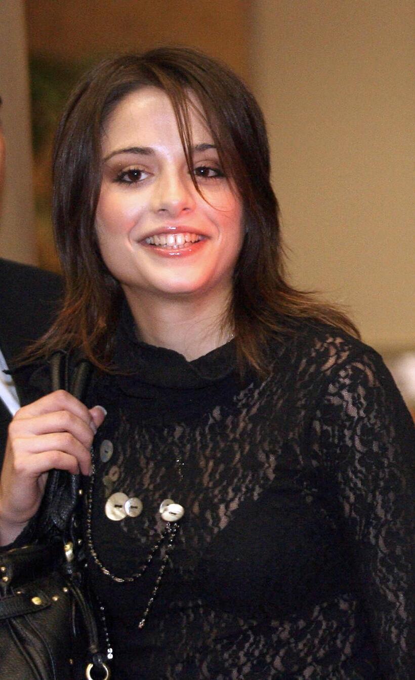 Stephanie Leonidas at the premiere of "La Fiesta del Chivo."