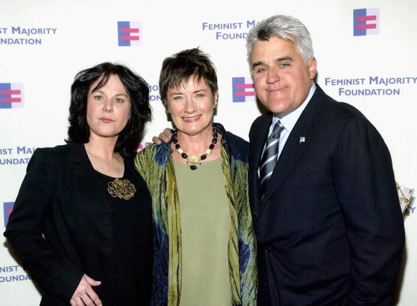 Mavis Leno, Jane Olson and Jay Leno at the Feminist Majority Foundation's Inaugural Global Women's Rights Awards.