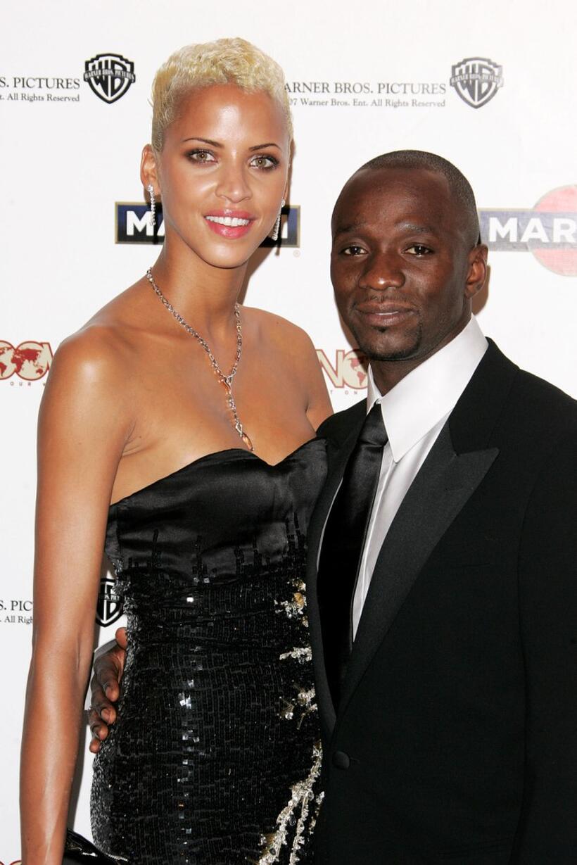 Noemie Lenoir and Guest at the after party to promote "Ocean's Thirteen" during the 60th International Cannes Film Festival.