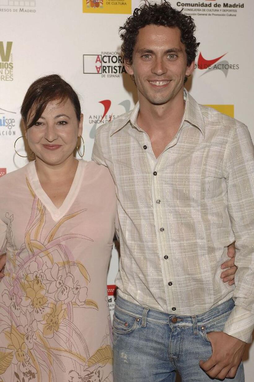 Carmen Machi and Paco Leon at the 15th Actors Union Awards.