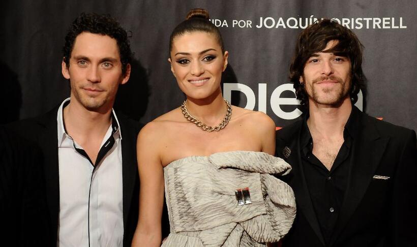 Paco Leon, Olivia Molina and Alfonso Bassave at the premiere of "Dieta Mediterranea."